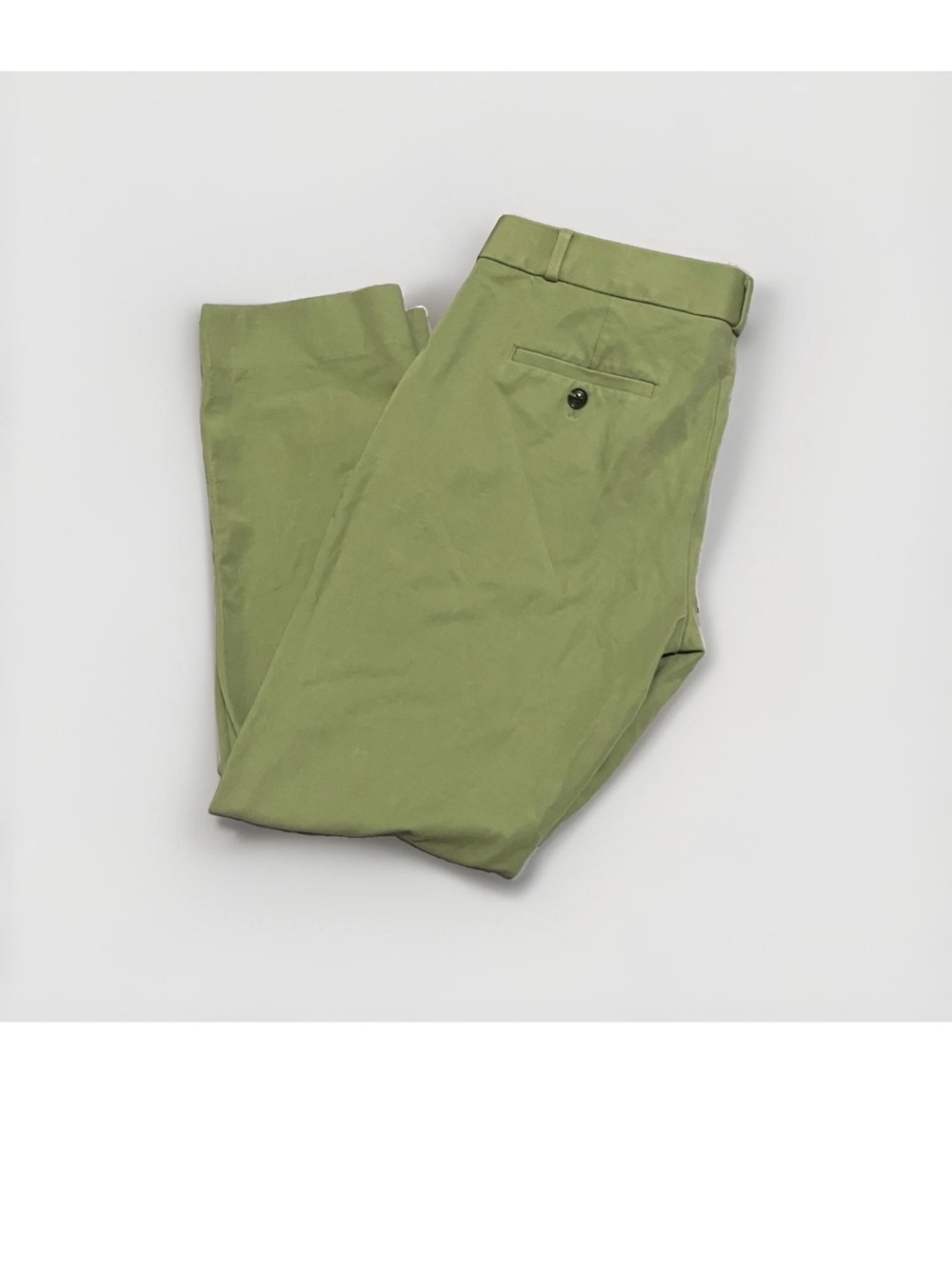 Banana Republic Avery Dress Pants Size 8L Green Business Office Trousers